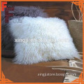 Top quality tibet lamb fur naural Mongolian lamb fur pillow